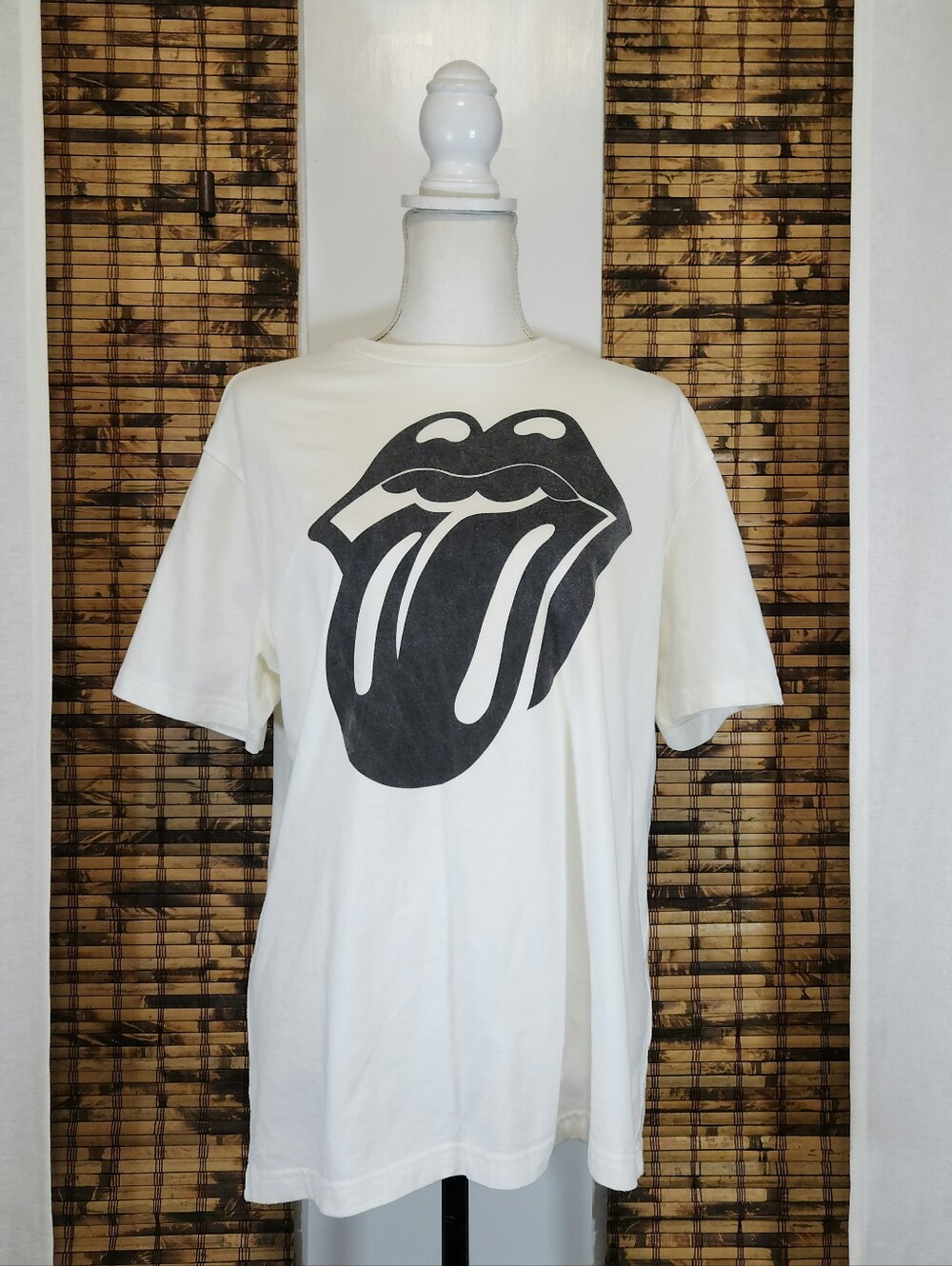 🎸Vintage-Vibe Tailgate The Rolling Stones Graphic Tee Size Medium Boyfriend Fit